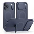 iPhone 17 Pro Max/18 Pro Max Tech-Protect Kevlar Aura-deksel - MagSafe-kompatibel - Marineblå