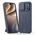 iPhone 17 Pro Max/18 Pro Max Tech-Protect Kevlar Aura-deksel - MagSafe-kompatibel - Marineblå