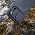 iPhone 17 Pro Max/18 Pro Max Tech-Protect Kevlar Aura-deksel - MagSafe-kompatibel - Marineblå