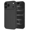 iPhone 17 Pro Max/18 Pro Max Tech-Protect flytende silikon-deksel - MagSafe-kompatibel - Svart