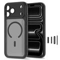 iPhone 17 Pro Max/18 Pro Max Tech-Protect MagPeak MagSafe CC deksel – matt svart