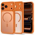 iPhone 17 Pro Max/18 Pro Max Tech-Protect MagPeak MagSafe CC deksel – matt Cosmic Orange