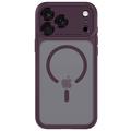 iPhone 17 Pro Max/18 Pro Max Tech-Protect MagPeak MagSafe CC deksel – matt mørk kirsebær