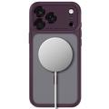 iPhone 17 Pro Max/18 Pro Max Tech-Protect MagPeak MagSafe CC deksel – matt mørk kirsebær