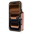 iPhone 17 Pro Max Alt-i-ett-deksel med lommebok og stropp - Rosegull