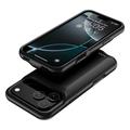 iPhone 17 Pro Max Backup Ladedeksel - 6000 mAh - Svart