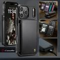 iPhone 17 Pro Max Caseme C22 etui RFID-kortlommebok - Svart