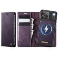 iPhone 17 Pro Max/18 Pro Max Caseme C49 2-i-1 avtakbar lommebokveske - MagSafe-kompatibel, RFID