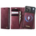 iPhone 17 Pro Max Caseme C49 2-i-1 avtakbar lommebokveske - MagSafe-kompatibel, RFID