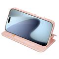 iPhone 17 Pro Max Dux Ducis Skin Pro Flip-deksel - Rosa