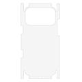 iPhone 17 Pro Max Full Cover TPU Back Protector - Transparent