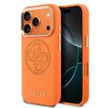 iPhone 17 Pro Max Guess Perforated 4G Logo-deksel - MagSafe-kompatibelt - oransje