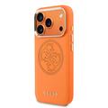 iPhone 17 Pro Max Guess Perforated 4G Logo-deksel - MagSafe-kompatibelt - oransje