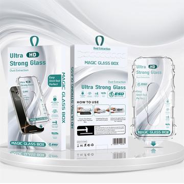 iPhone 17 Pro Max HD Beskyttelsesglass med automatisk verktøy for støvfjerning - 9H