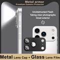 iPhone 17 Pro Max Imak Fullt deksel i metall og herdet glass kameralinsebeskyttelse