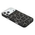 iPhone 17 Pro Max Jaucase leopardprint magnetisk hybriddeksel