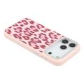 iPhone 17 Pro Max Jaucase leopardprint magnetisk hybriddeksel - Rosa