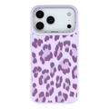 iPhone 17 Pro Max Jaucase leopardprint magnetisk hybriddeksel - Lilla