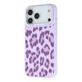 iPhone 17 Pro Max Jaucase leopardprint magnetisk hybriddeksel - Lilla