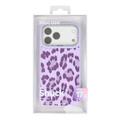 iPhone 17 Pro Max Jaucase leopardprint magnetisk hybriddeksel - Lilla