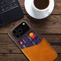 iPhone 17 Pro Max/18 Pro Max KSQ Deksel med Kort Lomme - Oransje