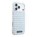 iPhone 17 Pro Max Karl Lagerfeld Hundetannsfarget harpiksplate-deksel - MagSafe-kompatibelt - blått