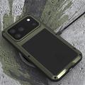 iPhone 17 Pro Max Love Mei Powerful Hybrid-deksel - Grønn