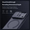 iPhone 17 Pro Max Nillkin CamShield Pro Magnetic Hybrid-deksel - Gjennomsiktig svart