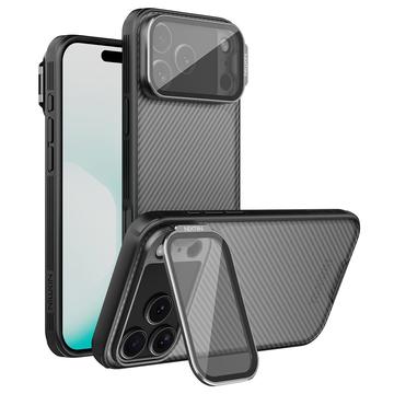 iPhone 17 Pro Max Nillkin CamShield Prop Hybrid-deksel - Gjennomsiktig svart