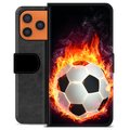 iPhone 17 Pro Max Premium Lommebok-deksel - Fotballflamme