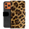 iPhone 17 Pro Max Premium Lommebok-deksel - Leopard