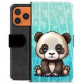 iPhone 17 Pro Max Premium Lommebok-deksel - Panda