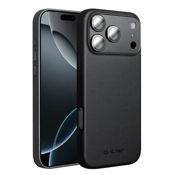 iPhone 17 Pro Max Qialino Premium MagSafe-deksel - Svart