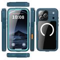 iPhone 17 Pro Max Shellbox M Series IP68 vanntett deksel - dykkerdeksel med MagSafe-kompatibilitet - Blå