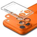 iPhone 17 Pro Max Spigen Glas.tR Ez Fit Optik Pro XL kameralinsebeskytter - Oransje