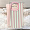 iPhone 17 Pro Max hybrid-deksel med stripemønster - rosa