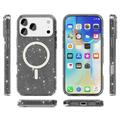iPhone 17 Pro Max Stylish Glitter Series Hybrid-deksel - MagSafe-kompatibel - Svart