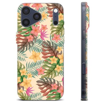 iPhone 17 Pro Max TPU-deksel - Rosa Blomster