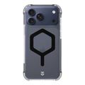 iPhone 17 Pro Max Tactical MagForce Hexagon-deksel - MagSafe-kompatibel - svart / gjennomsiktig