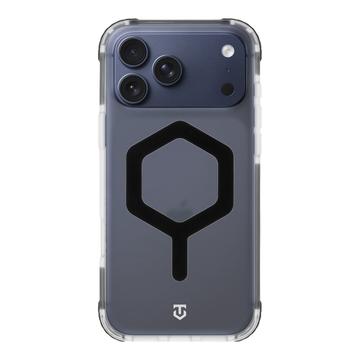 iPhone 17 Pro Max Tactical MagForce Hexagon-deksel - MagSafe-kompatibel - svart / gjennomsiktig