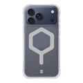 iPhone 17 Pro Max Tactical MagForce Hexagon-deksel - MagSafe-kompatibel - hvit / Gjennomsiktig
