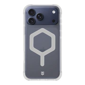iPhone 17 Pro Max Tactical MagForce Hexagon-deksel - MagSafe-kompatibel - hvit / Gjennomsiktig