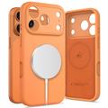 iPhone 17 Pro Max Tech-Protect flytende silikon-deksel - MagSafe-kompatibel - Kosmisk oransje