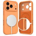 iPhone 17 Pro Max Tech-Protect flytende silikon-deksel - MagSafe-kompatibel - Kosmisk oransje