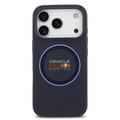 iPhone 17 Pro Oracle Red Bull Racing Blue Ring Flytende Silikondeksel - MagSafe-kompatibel - Marine