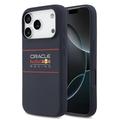 iPhone 17 Pro Oracle Red Bull Racing horisontalt silikon-deksel med logo - MagSafe-kompatibel - Marine