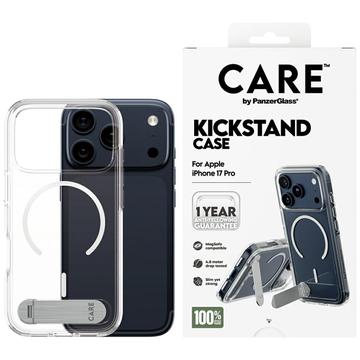 iPhone 17 Pro PanzerGlass Care Kickstand-deksel - MagSafe-kompatibel - Gjennomsiktig