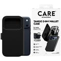 iPhone 17 Pro PanzerGlass Care Tango 2-i-1 lommebokveske - MagSafe-kompatibel - Svart