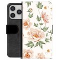 iPhone 17 Pro Premium Lommebok-deksel - Floral
