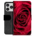 iPhone 17 Pro Premium Lommebok-deksel - Rose